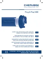 Предварительный просмотр 1 страницы CHERUBINI Plug & Play 3000 Instructions Manual