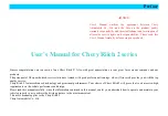 Preview for 1 page of Chery RIICH 2 series User Manual