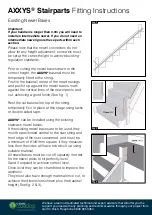 Preview for 3 page of CHESHIRE MOULDINGS B&Q AXXYS Series Fitting Instructions Manual