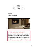 Preview for 2 page of Chesney's Alchemy GFL850URN User And Installation Instructions Manual