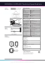 Preview for 2 page of Chess mymesh COPD17M Quick Start Manual