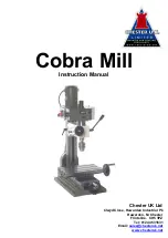 CHESTER Cobra Mill Instruction Manual preview