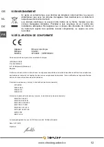 Предварительный просмотр 52 страницы CHESTER GT40001 Manual