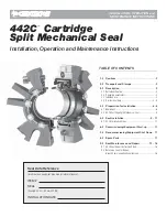 Chesterton 442C Installation, Operation And Maintenance Instructions preview