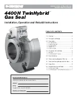 Chesterton TwinHybrid 4400H Installation, Operation And Rebuild Instructions preview