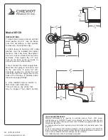 Preview for 1 page of Cheviot 5138 Quick Start Manual