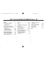 Chevrolet/GMC 2013 DURAMAX Diesel Owner'S Manual preview