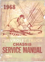 Chevrolet 10 Series 1968 Service Manual preview