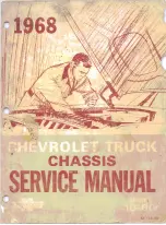 Предварительный просмотр 1 страницы Chevrolet 10 Series 1968 Service Manual