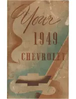 Предварительный просмотр 1 страницы Chevrolet 1949 Automobile Owner'S Manual