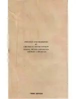 Предварительный просмотр 3 страницы Chevrolet 1949 Automobile Owner'S Manual