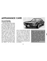 Предварительный просмотр 44 страницы Chevrolet 1973 Camaro Owner'S Manual