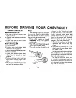 Предварительный просмотр 3 страницы Chevrolet 1976 Monte Carlo Owner'S Manual