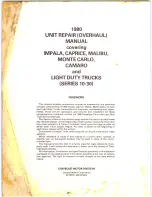 Предварительный просмотр 2 страницы Chevrolet 1977 Monte Carlo Repair Manual