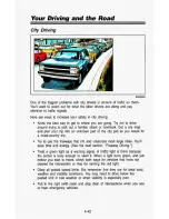 Preview for 209 page of Chevrolet 1993 Blazer Owner'S Manual