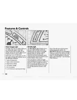 Предварительный просмотр 109 страницы Chevrolet 1993 Corvette Owner'S Manual