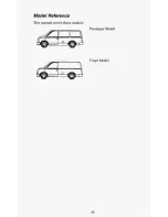 Предварительный просмотр 5 страницы Chevrolet 1994 Astro Cargo Owner'S Manual