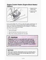 Предварительный просмотр 76 страницы Chevrolet 1994 Astro Cargo Owner'S Manual