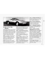 Preview for 9 page of Chevrolet 1994 Corvette Owner'S Manual