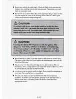 Preview for 168 page of Chevrolet 1994 S-10 Pickup Owner'S Manual