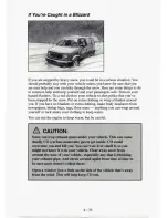 Preview for 171 page of Chevrolet 1994 S-10 Pickup Owner'S Manual