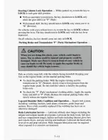 Preview for 307 page of Chevrolet 1994 S-10 Pickup Owner'S Manual