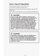 Preview for 33 page of Chevrolet 1995 Astro Cargo Owner'S Manual