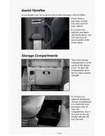 Preview for 101 page of Chevrolet 1995 Astro Cargo Owner'S Manual