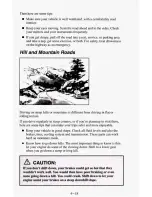 Preview for 156 page of Chevrolet 1995 Astro Cargo Owner'S Manual