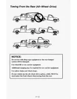 Preview for 184 page of Chevrolet 1995 Astro Cargo Owner'S Manual