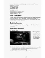 Preview for 241 page of Chevrolet 1995 Astro Cargo Owner'S Manual