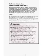 Preview for 249 page of Chevrolet 1995 Astro Cargo Owner'S Manual