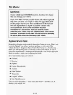 Preview for 256 page of Chevrolet 1995 Astro Cargo Owner'S Manual