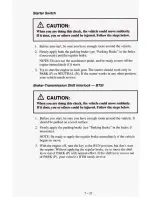 Preview for 313 page of Chevrolet 1995 Astro Cargo Owner'S Manual