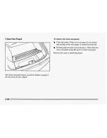 Предварительный просмотр 112 страницы Chevrolet 1995 Camaro Owner'S Manual