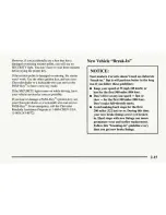 Preview for 58 page of Chevrolet 1995 Corvette Owner'S Manual