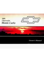 Chevrolet 1995 Monte Carlo Owner'S Manual preview