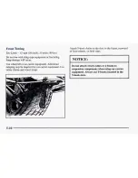 Предварительный просмотр 214 страницы Chevrolet 1997 Camaro Owner'S Manual