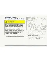 Предварительный просмотр 85 страницы Chevrolet 1997 Cavalier Owner'S Manual