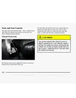 Предварительный просмотр 9 страницы Chevrolet 1997 Express Owner'S Manual