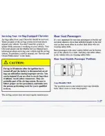 Предварительный просмотр 36 страницы Chevrolet 1997 Malibu Owner'S Manual