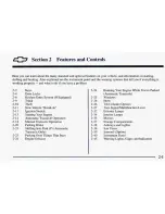 Предварительный просмотр 79 страницы Chevrolet 1998 Prizm Owner'S Manual