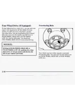 Предварительный просмотр 77 страницы Chevrolet 1998 Tracker Owner'S Manual