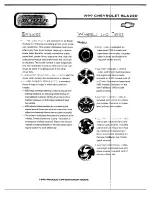 Preview for 16 page of Chevrolet 1999 Blazer Product Information Manual