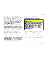 Preview for 109 page of Chevrolet 1999 Silverado 1500 Pickup Owner'S Manual