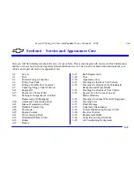 Preview for 231 page of Chevrolet 1999 tracker Owner'S Manual