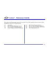 Preview for 276 page of Chevrolet 2000 Prizm Owner'S Manual