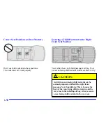 Предварительный просмотр 62 страницы Chevrolet 2001 Blazer Owner'S Manual