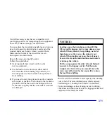 Preview for 141 page of Chevrolet 2001 Blazer Owner'S Manual