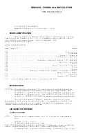 Chevrolet 2001 Camaro Installation Manual preview